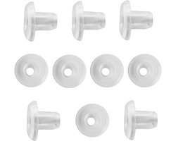 Set van 10 transparante accessoires voor rolluiken- staartplug voor rolluikrail