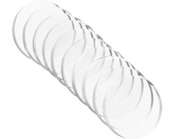 Set van 10 Transparante Zuignappen voor Glasplaten, Schokabsorberende Pads en Antislip Rubber Voeten voor Kantoor- en Thuisinrichting, Ideaal voor Meubels en Decoratie
