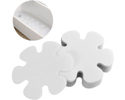 Set van 12 antislipstickers, antislip voor badkuip, douche, antislippads, transparant