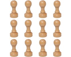 Set van 12 Houten Embossing Handgrepen