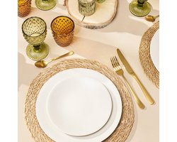 Set van 12 Tafellepels RVS - Duurzaam Gekleurd Bestek met PVD Afwerking