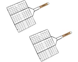 Set van 2 Barbecue Roosters 35 x 25,5 x 54 cm Fackelmann BBQ Editie