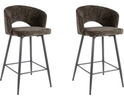 Set van 2 Barkrukken Alba Tissee Cargo Bruin