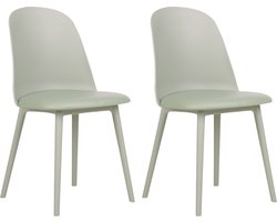 Set van 2 eetkamerstoelen FOMBY Lichtgroen