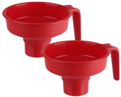 Set van 2 Grote Inmaak Trechters 14 cm Fackelmann Colors Edition