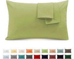 Set van 2 Katoenen Kussenslopen Tweepersoonsbed 40x70 cm - Zacht, Ademend & Hypoallergeen