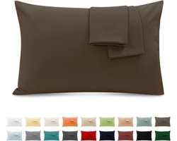 Set van 2 Katoenen Kussenslopen voor Tweepersoonsbed 40x70 cm - Zacht en Hypoallergeen