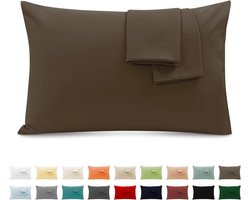 Set van 2 Katoenen Kussenslopen voor Tweepersoonsbed 50x80 cm - Zacht en Hypoallergeen