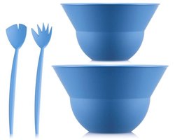 Set van 2 kommen 3 L en 4,9 L met saladebestek - BODUM - Topee - Matisse