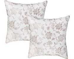 Set van 2 Kussenshoes 45x45cm | Buiten kussenhoezen | kussensloop | sierkussens | cushion cover | katoen | Cotton Canvas digital print