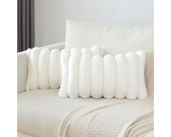 Set van 2 Luxe Fluweel Kussenhoezen voor Woon- en Slaapkamerdecoratie