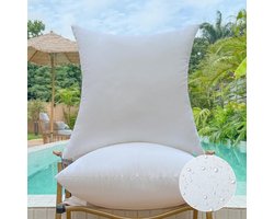 Set van 2 Medium Vierkante Buiten Kussens voor Terrasmeubilair - Waterdichte Decoratieve Kusseninserts