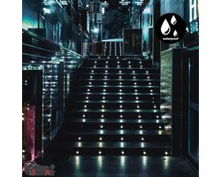 Set van 2 Mini LED Inbouwspots 3W - Dimbaar Licht (Warm/Natuurlijk/Koud) - IP65 Waterdicht - Inclusief Witte, Zwarte, Gouden & Grijze Afdekkingen