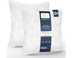 Set van 2 non-woven vulkussens 60x60cm - comfortabele binnenkussens voor uw bank