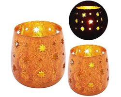 Set van 2 Oosterse Windlichten Lantaarns voor een Stijlvol Interieur