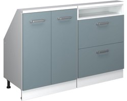 Set van 2 Opbergkasten voor Schuin Dak, Lade en Deur