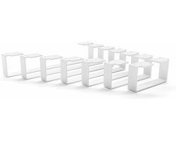 Set van 2 Rechte Meubelpoten voor Kasten en Banken - Verkrijgbaar in Diverse Hoogtes en Kleuren