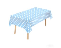 Set van 2 rechthoekige plastic tafelkleden (137 cm x 274 cm) — oliebestendig — Wasbaar & waterdicht — Ideaal voor babyshowers, evenementen, bruiloften, verjaardagen, Kerstmis, feesten en tafeldecoratie.