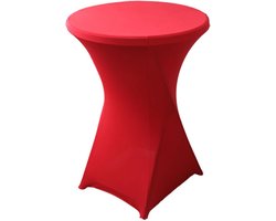 Set van 2 Rekbare Tafelhoezen voor Bistrotafels, 80 cm, Wasbaar en Antislip, Ideaal voor Bruiloften en Evenementen
