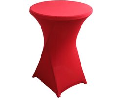 Set van 2 Rekbare Tafelhoezen voor Bistrotafels, 80 cm, Wasbaar en Antislip, Ideaal voor Bruiloften en Evenementen