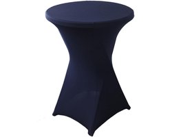 Set van 2 Rekbare Tafelhoezen voor Bistrotafels, 80 cm, Wasbaar en Antislip, Ideaal voor Bruiloften en Tuinfeesten