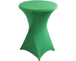 Set van 2 Rekbare Tafelkleden voor Bistrotafels, 80 cm, Wasbaar en Antislip, Perfect voor Feesten en Bruiloften