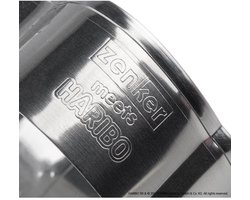 Set van 2 roestvrijstalen koekjesvormpjes met een gouden teddybeerontwerp van Zenker Haribo