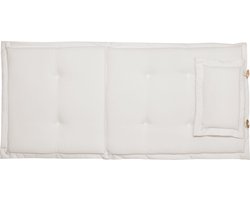 Set van 2 rug/zitkussens MAUI 40 x 54 cm Gebroken wit