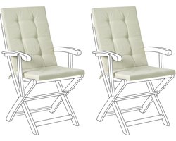 Set van 2 rug/zitkussens MAUI PREMIUM Lichtgroen