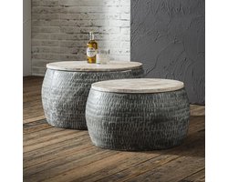 Set van 2 salontafels