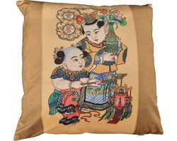 Set van 2 Sierkussens-50x50cm