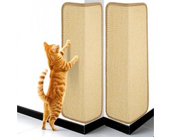 Set van 2 Sisal Krabmatten 50x25 cm - Beschermt Meubels Tegen Krabben