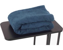 Set van 2 Stuks - Badlaken - 70x140 cm - van Bamboe Viscose - Petrol Blauw - Extra Zacht en Antibacterieel