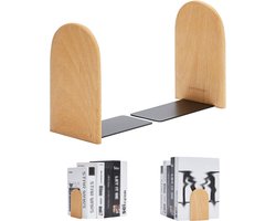 Set van 2 Stuks - Boekenstandaard - Boekenhouder - Boekensteun - Boekensteunen - LOUZIR