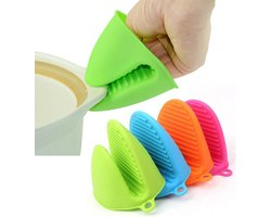 Set Van 2 Stuks - Pannenlap - Siliconen Ovenwanten - Antislip - Keukenwanten - Magnetron Handschoen - Hittebestendig - LOUZIR