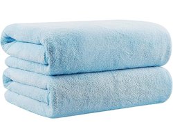Set van 2 zachte badhanddoeken - Snel absorberend en sneldrogend