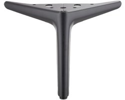 Set van 2 Zwarte Metalen Meubelpoten Driehoekig voor Kast, Sofa of Dressoir - Diverse Hoogtes
