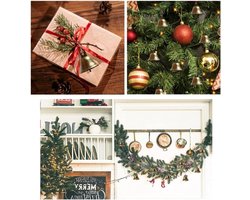 Set van 20 Decoratieve Klokken en Kerstbellen, Vintage Bronzen en Koper, Perfect voor DIY Sieraden en Windgongen