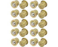 Set van 20 Messing Deursluitingen - Veerbelaste Kogelvanger voor Kastdeuren en Meubels