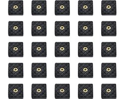 Set van 20 Vierkante Rubber Voetjes - Antislip Meubel Pads voor Bescherming van Houten Vloeren, Tafels, Stoelen en Sofas