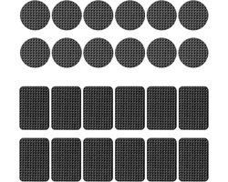 Set van 24 Antislip Rubber Voetjes voor Meubels - Bescherming voor Houten Vloeren, Tafelpoten en Stoelen