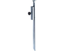 Set van 2x stuks parasolharingen metaal 49 cm - parasolhouders voor strand / tuin / picknick