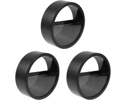 Set van 3 Decoratieve Bloembakken voor Wand - Ronde Terrarium Potten voor Buiten en Binnen - Ideaal voor Planten en Bohemian Decoratie