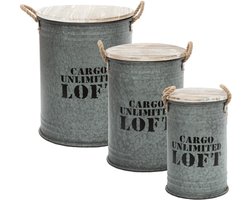 Set van 3 kisten LOFT
