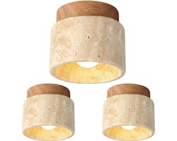 Set van 3 Plafondlamp Modern Creativiteit Plafondlamp Wabi-Stijl voor Woonkamer Keuken Slaapkamer