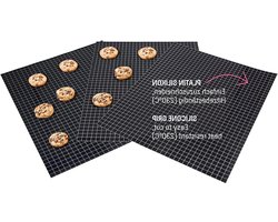 Set van 3 Silicone Bakmatten - Herbruikbaar en Vaatwasserbestendig - Antislip en Hittebestendig