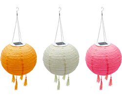 Set van 3 zonnelantaarns D20CM SHANGRI LA