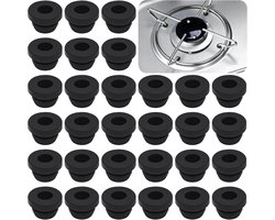 Set van 30 Rubber Grommet Guides voor Pan Carrier, Accessoires voor RV en Potsteunen met 5mm Stangen