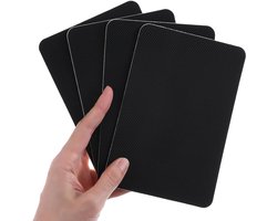 Set van 4 antislipmatjes Zelfklevende rubberen basis Rubberen zoolbeschermer Op maat te knippen ontwerp Geluiddempende stickers Geschikt voor alle maten Zelfklevend