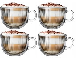 Set van 4 Glazen Mokken 510ml - Selena - Altom Design